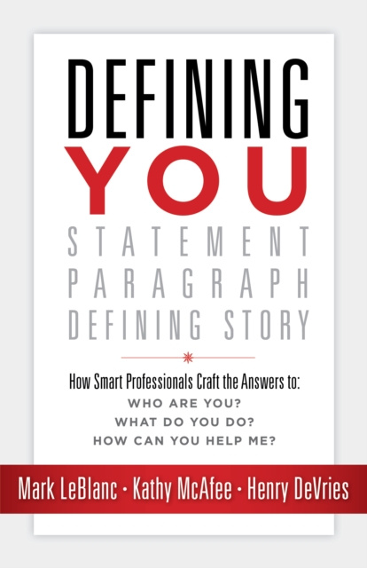 E-book Defining You Mark LeBlanc