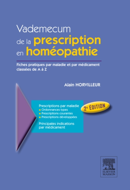 E-kniha Vademecum de la prescription en homeopathie Alain Horvilleur