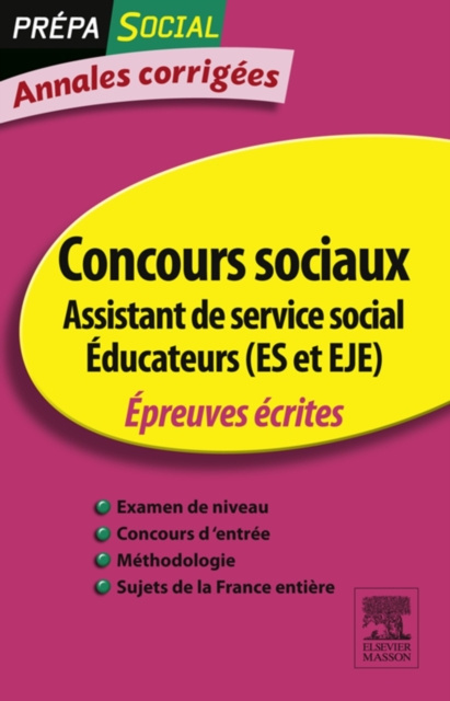 E-kniha Annales corrigees Concours Assistant de service social Educateur (ES et EJE) Olivier Perche