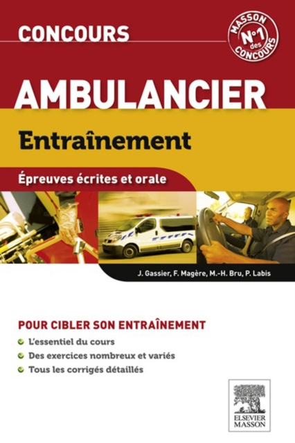 E-book Entrainement Concours ambulancier Jacqueline Gassier