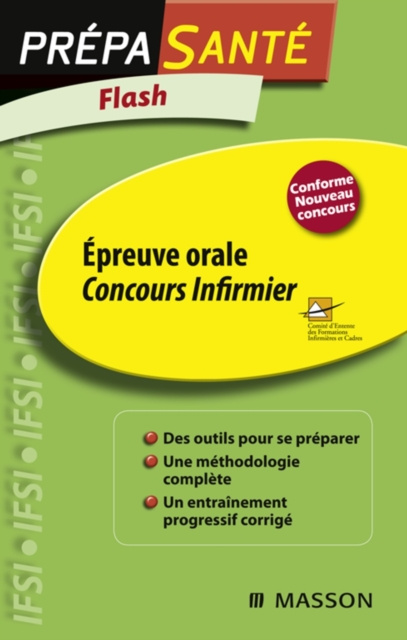 E-kniha Flash Epreuve orale Concours infirmier Gregoire BENOIST