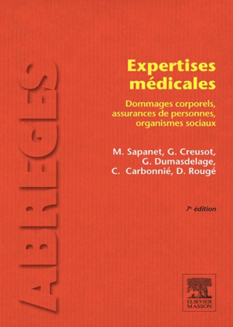 E-kniha Expertises medicales Michel Sapanet