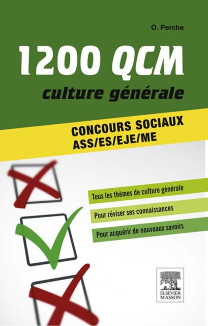 E-kniha 1 200 QCM Culture generale Concours sociaux Olivier Perche