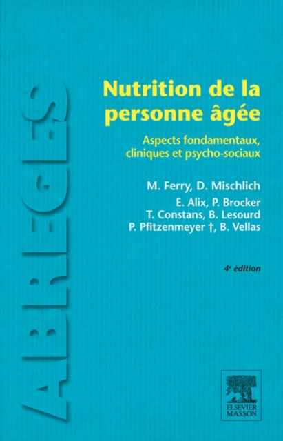 E-kniha Nutrition de la personne agee Monique Ferry