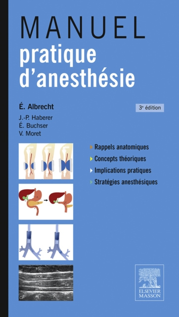 E-book Manuel pratique d'anesthesie Eric Albrecht