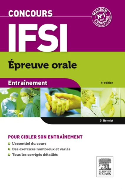 E-kniha Concours IFSI Entrainement Epreuve orale Gregoire BENOIST