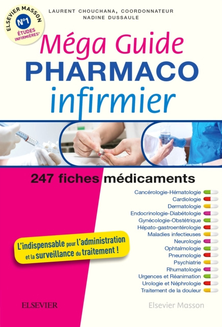 E-knjiga Mega Guide PHARMACO Infirmier Laurent Chouchana