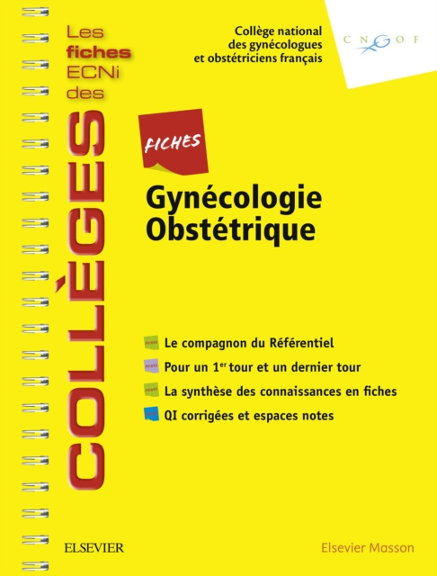 E-kniha Fiches Gynecologie-Obstetrique College National des Gynecologues et Obstetriciens Francais