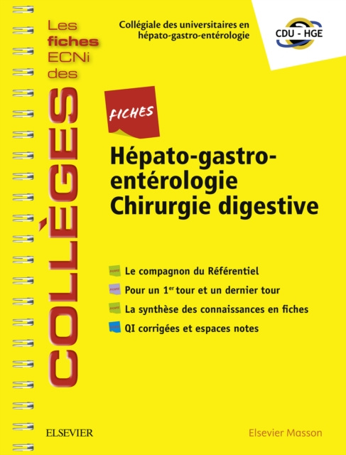 E-kniha Fiches Hepato-gastroenterologie / Chirurgie digestive CDU-HGE