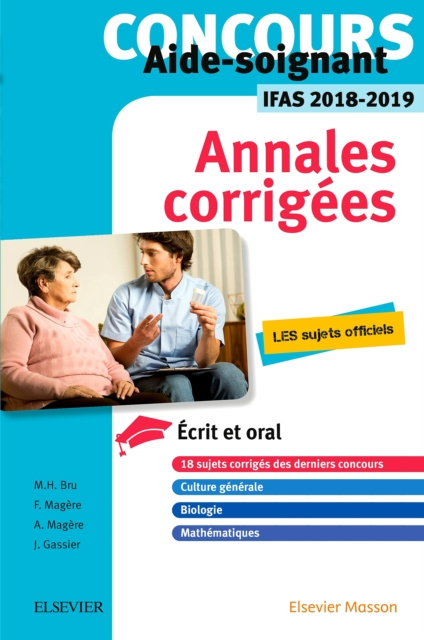 E-knjiga Concours Aide-soignant - Annales corrigees - IFAS 2018/2019 Marie-Henriette Bru