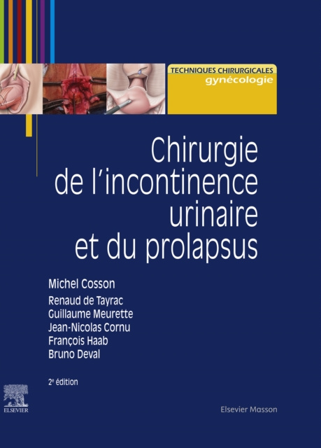 E-kniha Chirurgie de l'incontinence urinaire et du prolapsus Michel Cosson
