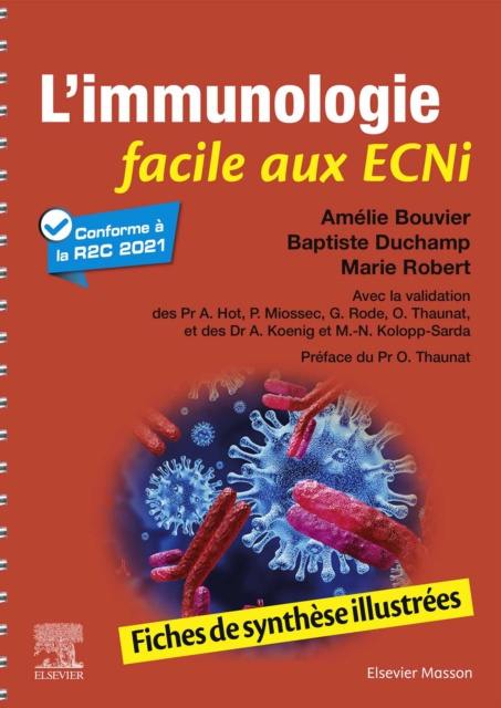 E-kniha L'immunologie facile aux ECNi Amelie Bouvier