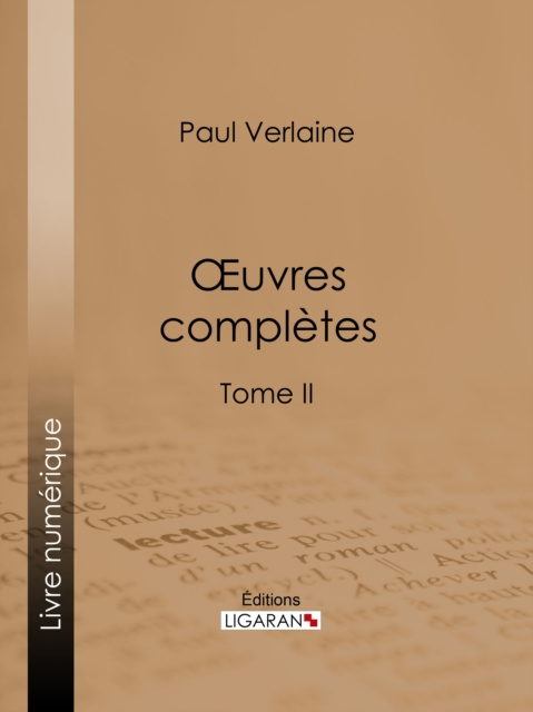 E-kniha Oeuvres completes Paul Verlaine