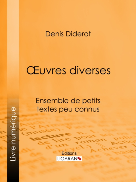 E-Book Oeuvres Diverses Denis Diderot