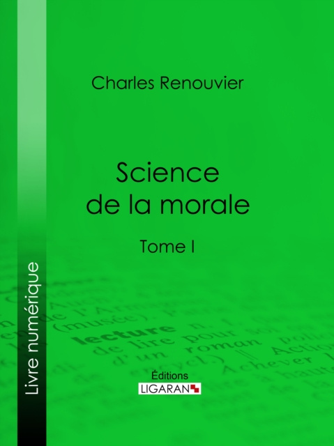 E-book Science de la morale Charles Renouvier