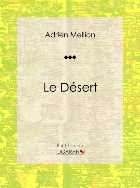 E-book Le desert Adrien Mellion