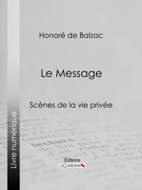 E-knjiga Le Message Honore de Balzac
