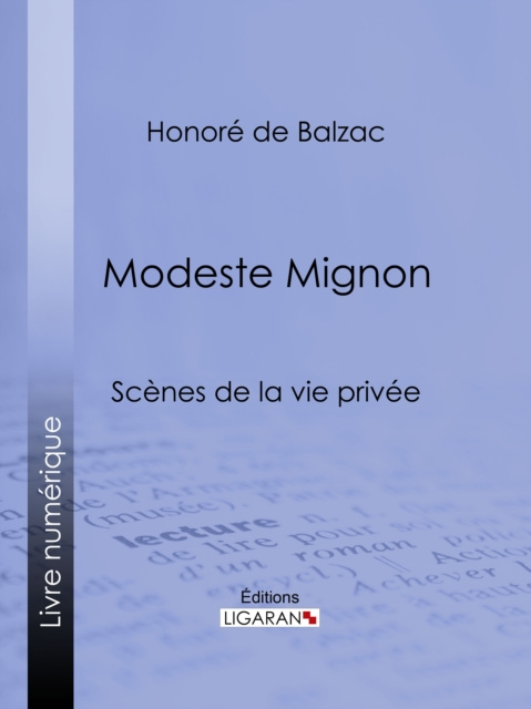 E-kniha Modeste Mignon Honore de Balzac