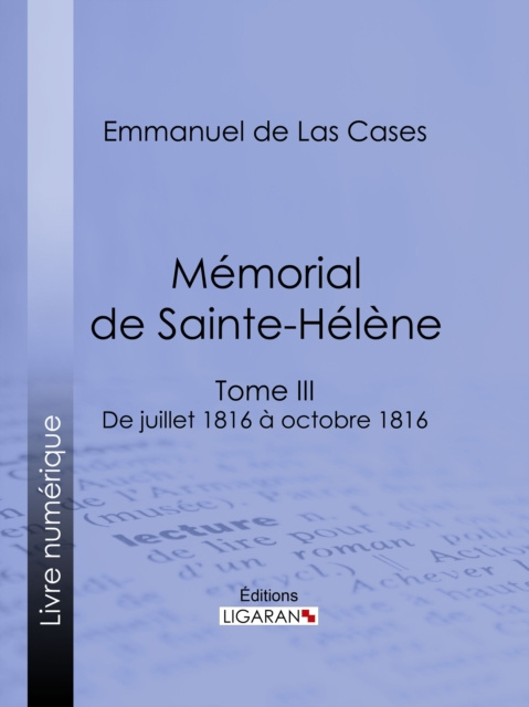 E-kniha Memorial de Sainte-Helene Emmanuel de Las Cases