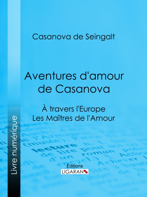 E-knjiga Aventures d'amour de Casanova Casanova de Seingalt