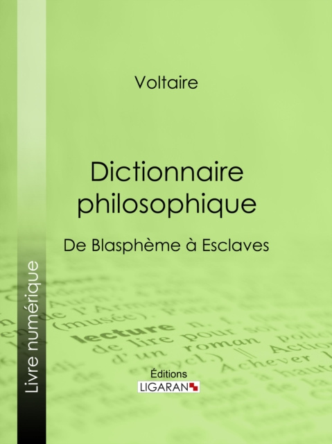E-kniha Dictionnaire philosophique Voltaire