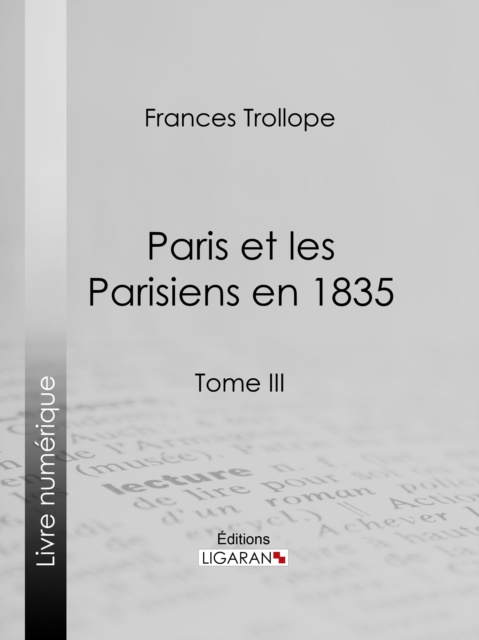 E-book Paris et les Parisiens en 1835 Frances Trollope