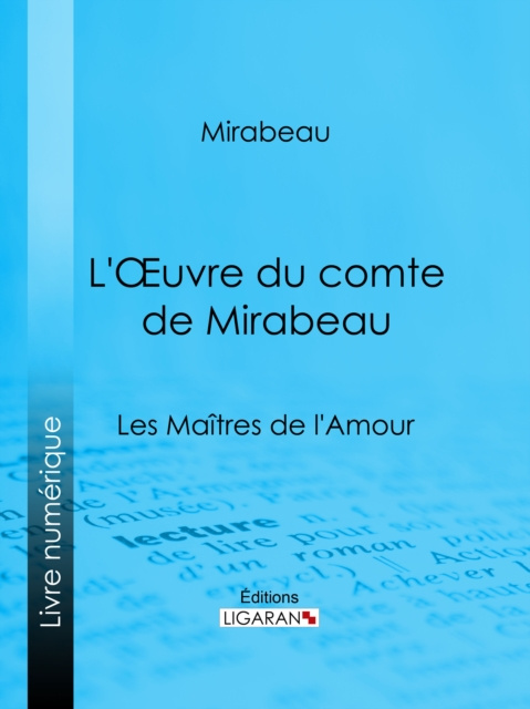 E-knjiga L'Oeuvre du comte de Mirabeau Mirabeau