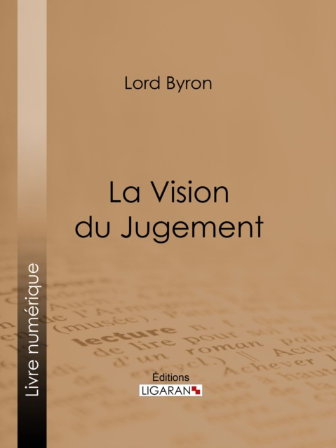 E-kniha La Vision du Jugement Lord Byron