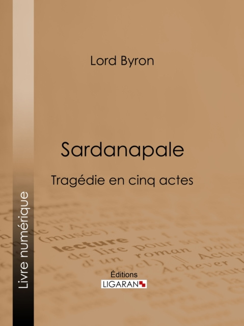 E-kniha Sardanapale Lord Byron