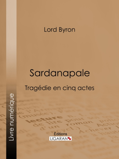 E-Book Sardanapale Lord Byron