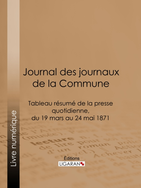 E-kniha Journal des journaux de la Commune Anonyme