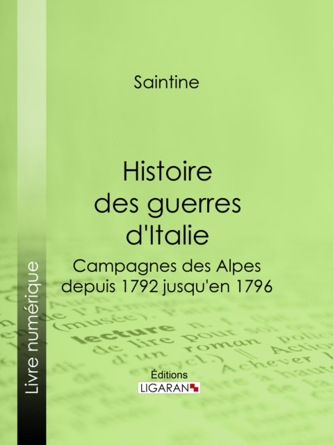 E-kniha Histoire des guerres d'Italie Saintine