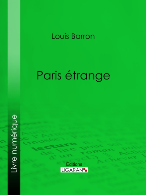 E-book Paris etrange Louis Barron