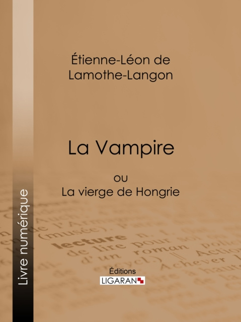 E-kniha La Vampire Etienne-Leon de Lamothe-Langon