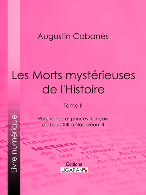 E-kniha Les Morts mysterieuses de l'Histoire Augustin Cabanes