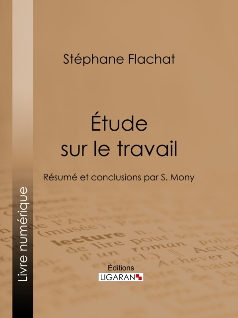 E-kniha Etude sur le travail Stephane Flachat
