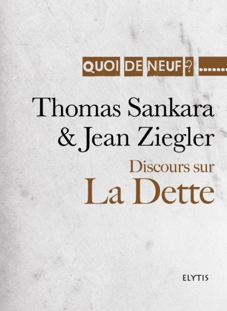 E-kniha Discours sur la Dette Jean Ziegler