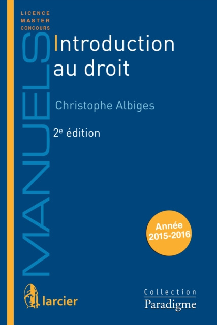 E-kniha Introduction au droit Christophe Albiges