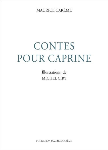 E-kniha Contes pour Caprine : contes pour enfants Maurice Careme