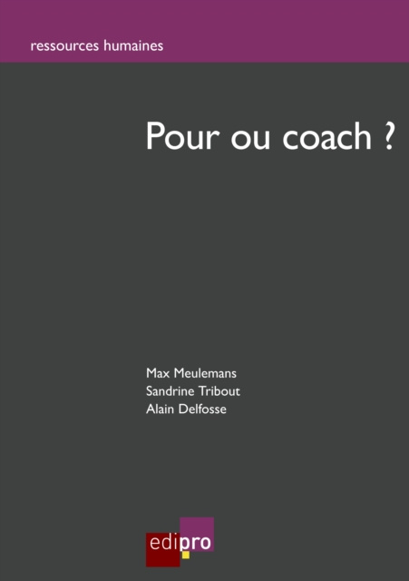 E-kniha Pour ou coach? Alain Delfosse