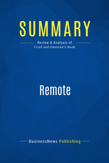 E-knjiga Summary: Remote BusinessNews Publishing