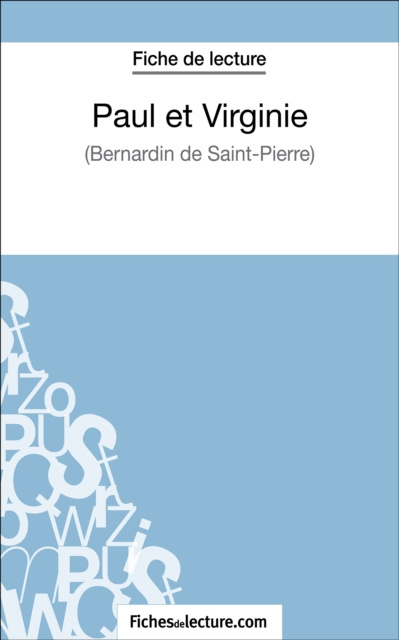 E-kniha Paul et Virginie de Bernardin de Saint-Pierre (Fiche de lecture) fichesdelecture