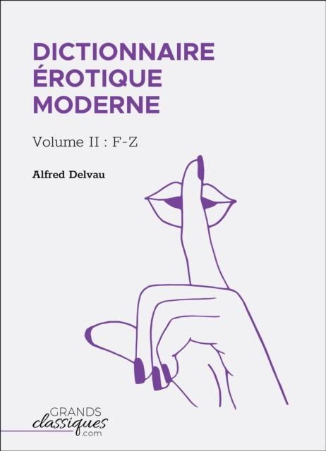 E-Book Dictionnaire erotique moderne Alfred Delvau