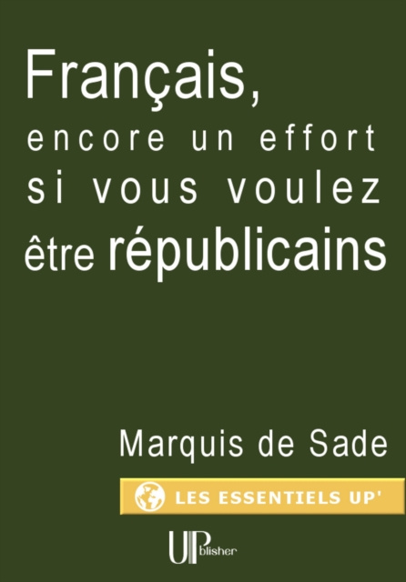 E-kniha Francais, encore un effort si vous voulez etre republicains Marquis de Sade