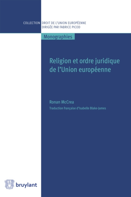 E-kniha Religion et ordre juridique de l'Union europeenne Ronan McCrea