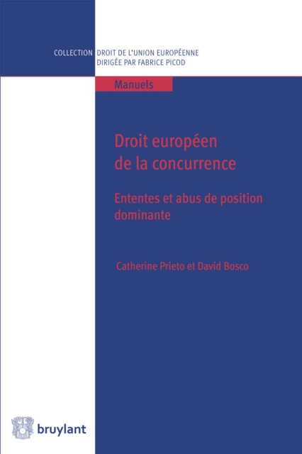 E-kniha Droit europeen de la concurrence David Bosco