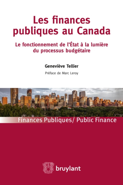 E-kniha Les finances publiques au Canada Genevieve Tellier