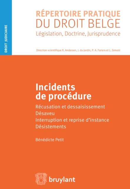 E-kniha Incidents de procedure Benedicte Petit