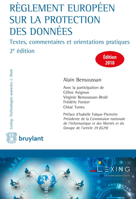 E-book Reglement europeen sur la protection des donnees Alain Bensoussan