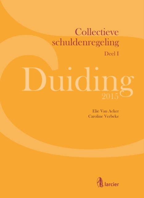 E-kniha Duiding Collectieve schuldenregeling Elie Van Acker
